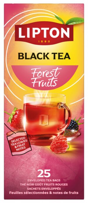 Herbata LIPTON Feel Good Selection, Refresh, owoce leśne, 25 kopert