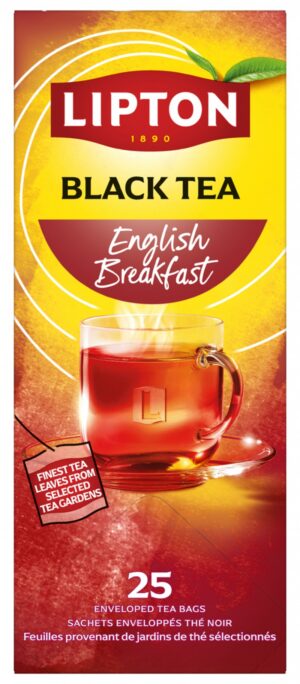 Herbata LIPTON Feel Good Selection, Energise, English Breakfast, 25 kopert