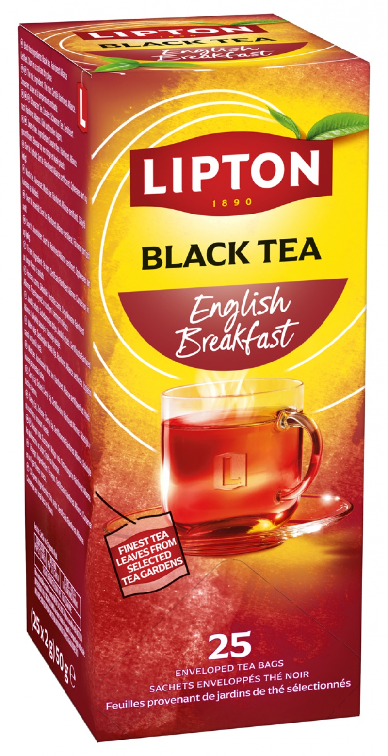 Herbata LIPTON Feel Good Selection, Energise, English Breakfast, 25 kopert - obrazek 2