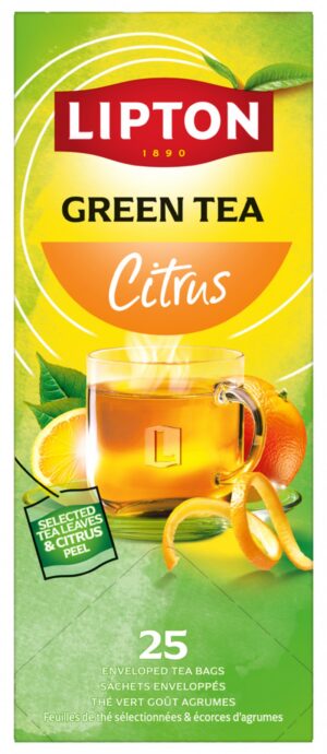 Herbata LIPTON Feel Good Selection, Balance, zielona, cytrusowa, 25 kopert