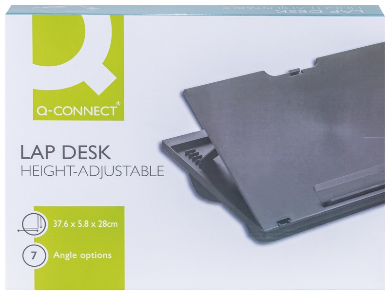 Podstawa pod laptopa Q-CONNECT 37,6 x 28 x 5,8 cm, czarna - obrazek 5
