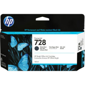 Tusz HP 728 do Designjet T730/T830 | 130ml | matte black
