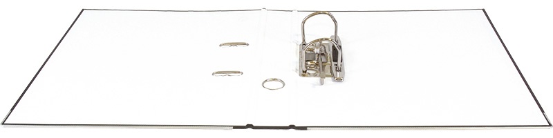 Segregator DONAU Master-S z szyną, PP, A4/50mm, czarny - obrazek 3