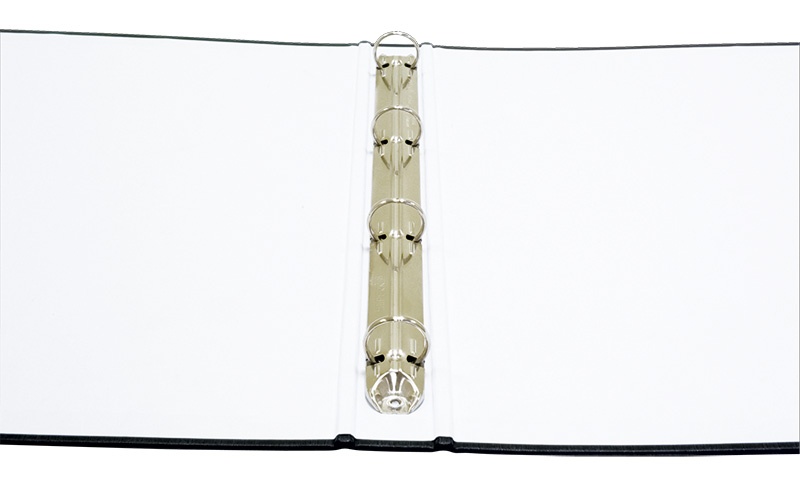 Segregator ringowy DONAU, PP, A4/4R/20mm, granatowy - obrazek 3