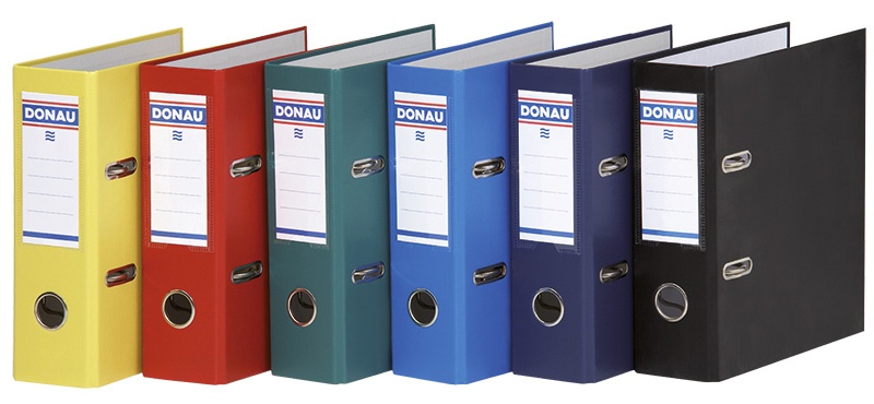 Segregator DONAU Master, PP, A5/75mm, czerwony - obrazek 2