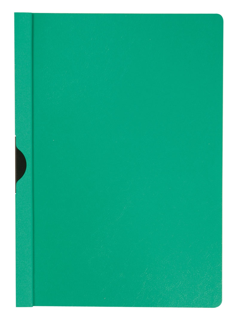 Skoroszyt Q-CONNECT z metalowym klipsem, PP, A4, 200/350mikr., zielony