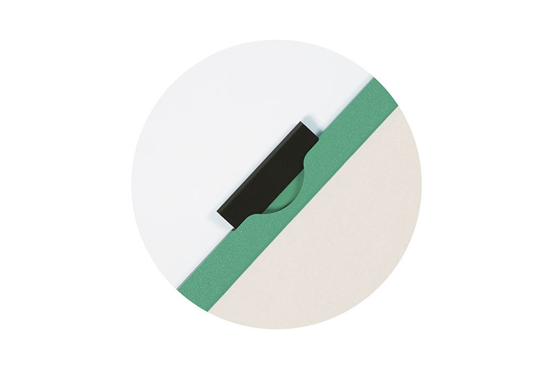 Skoroszyt Q-CONNECT z metalowym klipsem, PP, A4, 200/350mikr., zielony - obrazek 3