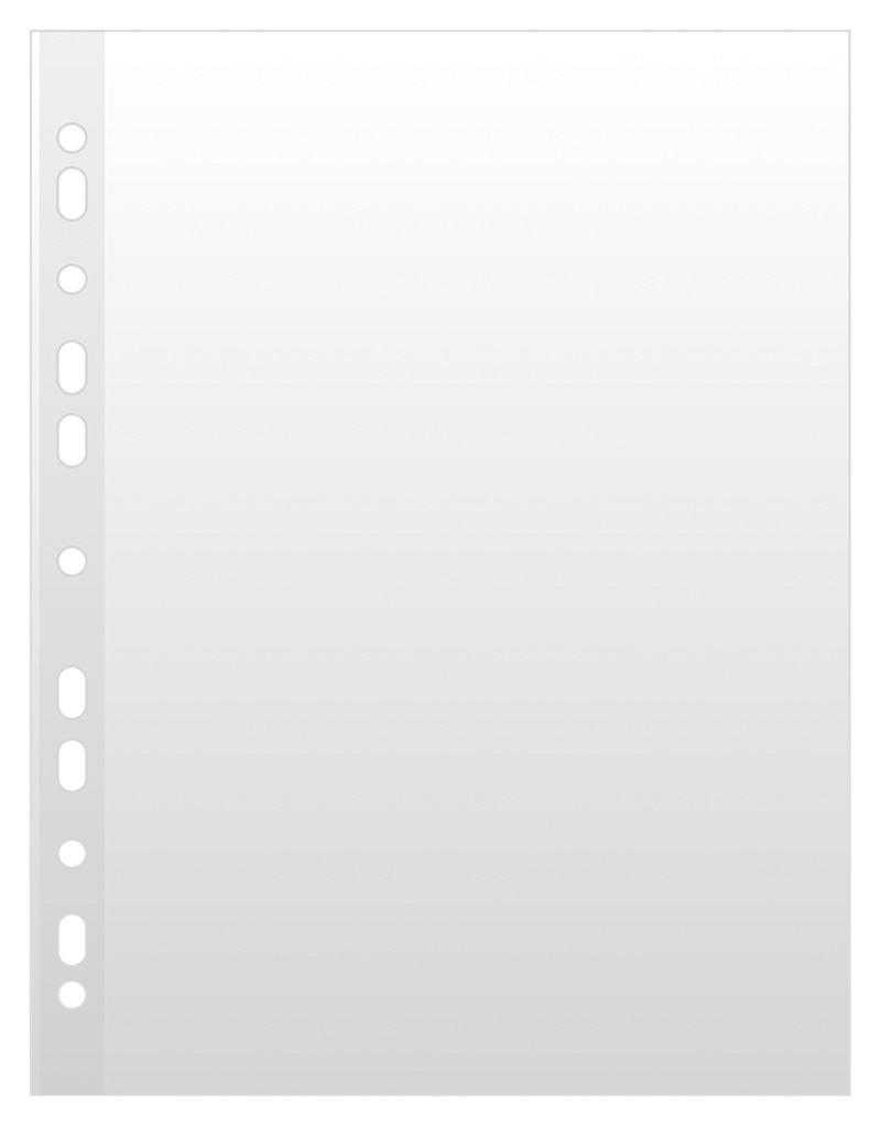 Koszulki na dokumenty DONAU, PP, A4, krystal, 50mikr., 100szt., w pudełku - obrazek 2