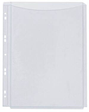 Koszulki na katalogi Q-CONNECT, PVC, A4, krystal, 180mikr., 5szt.