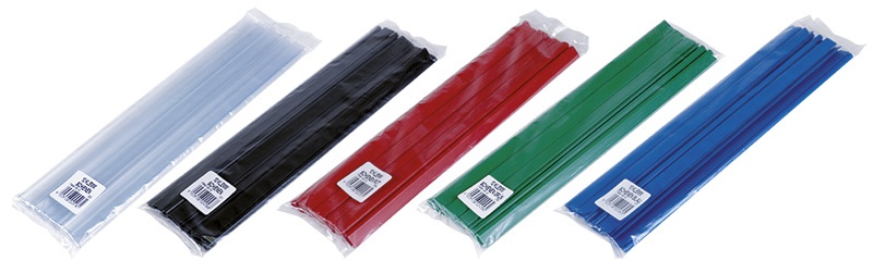 Listwa zaciskająca DONAU, PVC, A4, 4mm, do 40 kartek, niebieska - obrazek 2