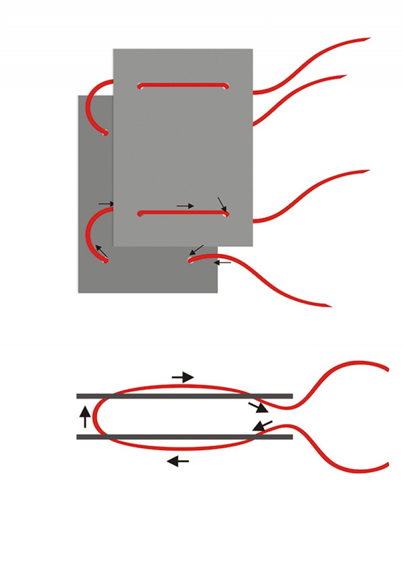 Fascykuła DONAU z etykietą, tektura/PP, A4, mix kolorów - obrazek 6
