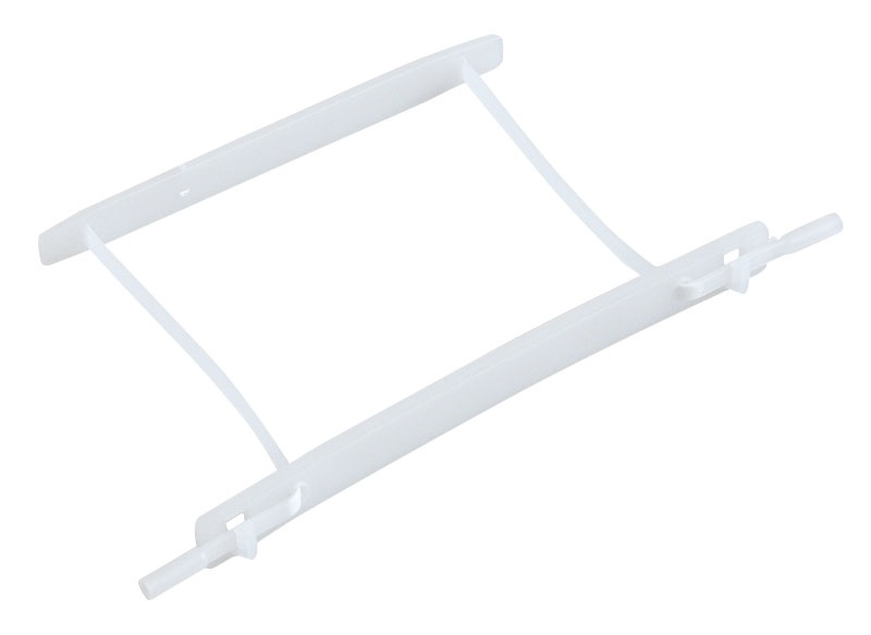 Klipsy archiwizacyjne Q-CONNECT Z-Clip, grubość pliku max. 7cm, biały - obrazek 2