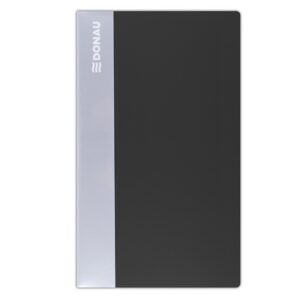 Wizytownik DONAU, PP, na 240 wizytówek, czarny