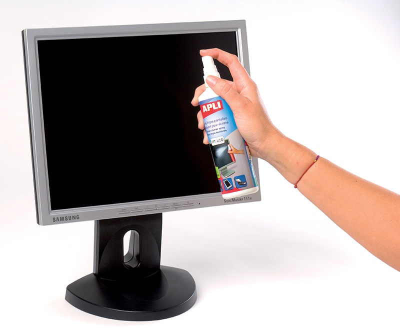 Spray do czyszczenia ekranów TFT/LCD APLI, 250ml - obrazek 2