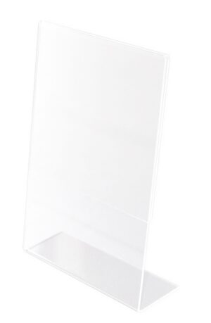 Podstawka z plexi Q-CONNECT, 100x150mm, transparentna