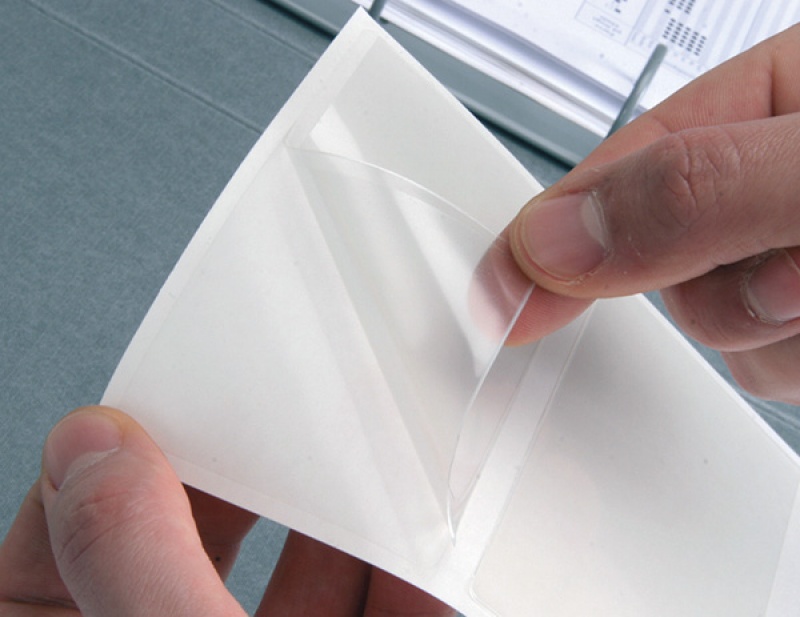 Kieszeń samoprzylepna Q-CONNECT, A6, 115x158mm, 10szt., transparentna - obrazek 2