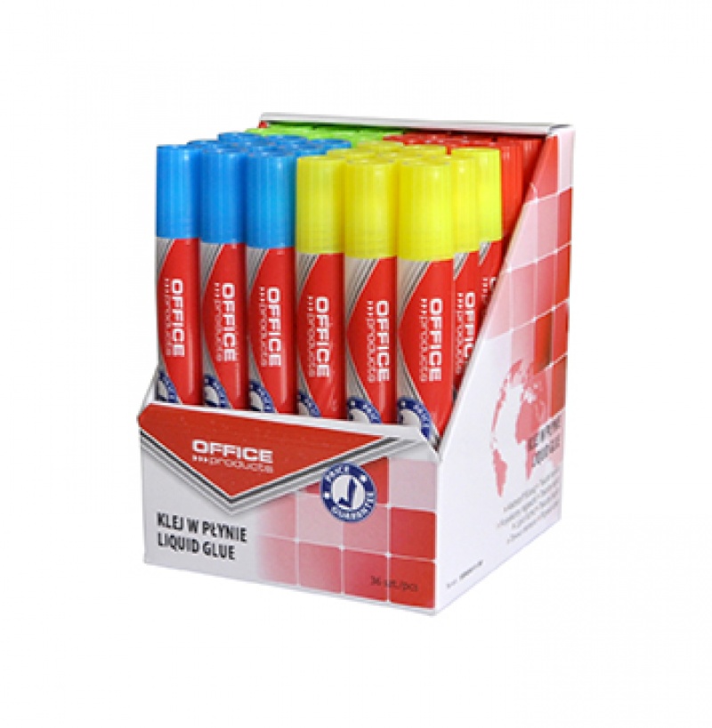 Klej w płynie OFFICE PRODUCTS, z gąbczastą końcówką, 50ml - obrazek 2