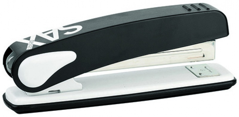 Zszywacz SAXDesign 249 paperbox, zszywa do 25 kartek, czarny - obrazek 2
