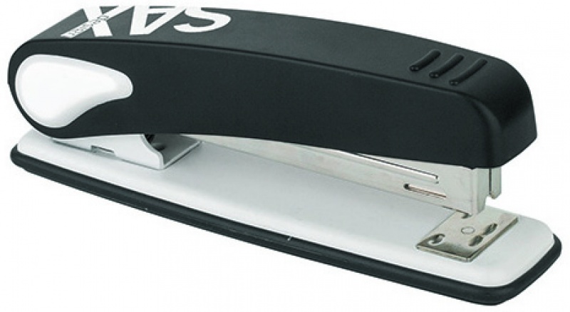 Zszywacz SAXDesign 249 paperbox, zszywa do 25 kartek, czarny - obrazek 3