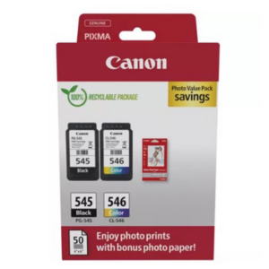 Tusz Canon PG-545/CL-546 +  papier fotograficzny