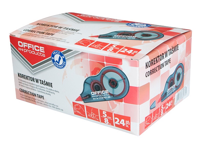 Korektor w taśmie OFFICE PRODUCTS, myszka, 5mmx8m - obrazek 3