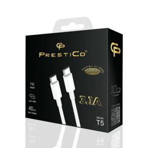 1. Kabel do SAMSUNG PrestiCO T10 TYPE C / TYPE C 60W szybkie ładowanie