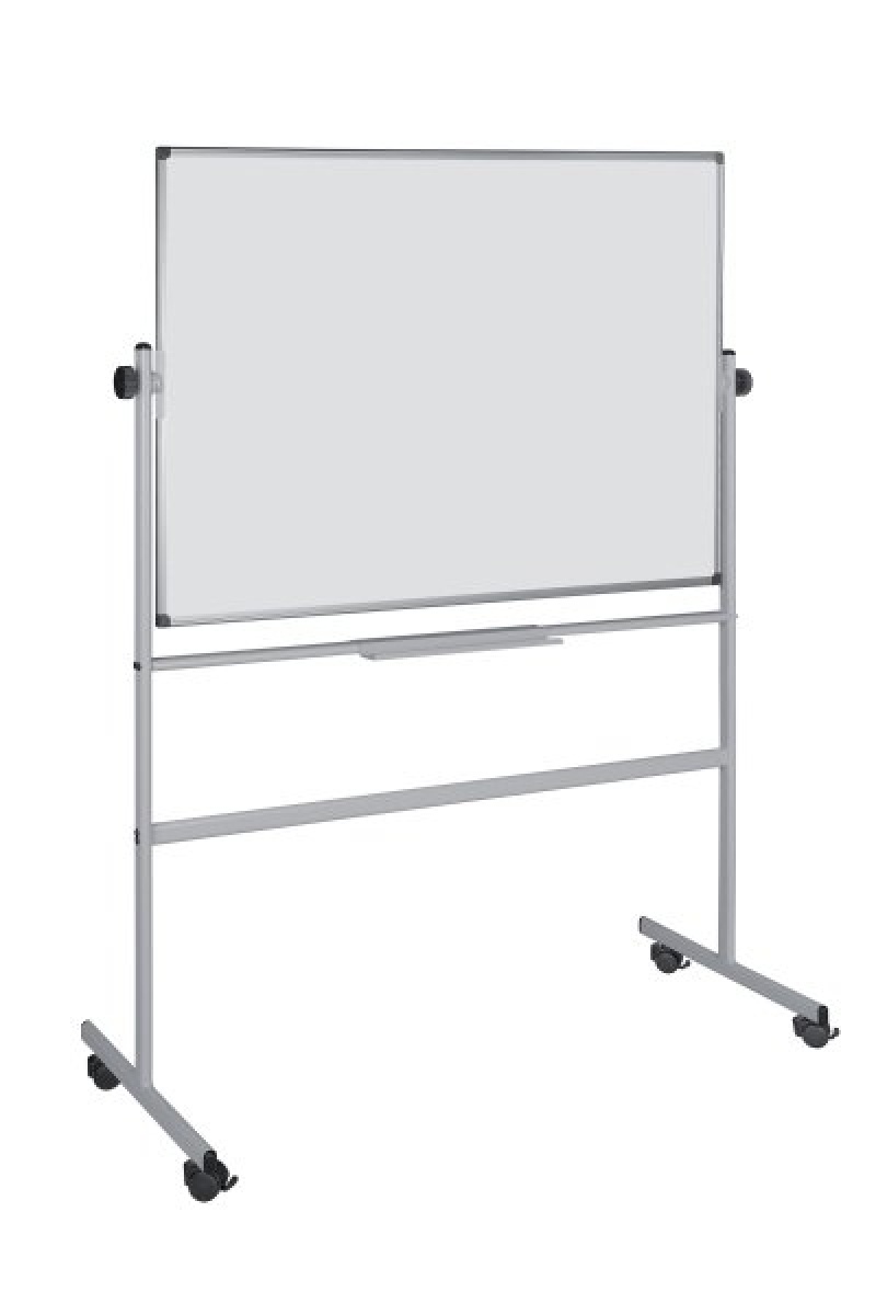 Tablica suchoś. -magn. BI-OFFICE, 150x120cm, obrotowa, mobilna, lakierowana, rama alu. - obrazek 2