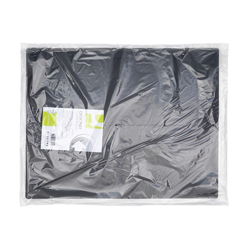 Podkładka na biurko Q-CONNECT, PP, 500x630mm, czarna - obrazek 2