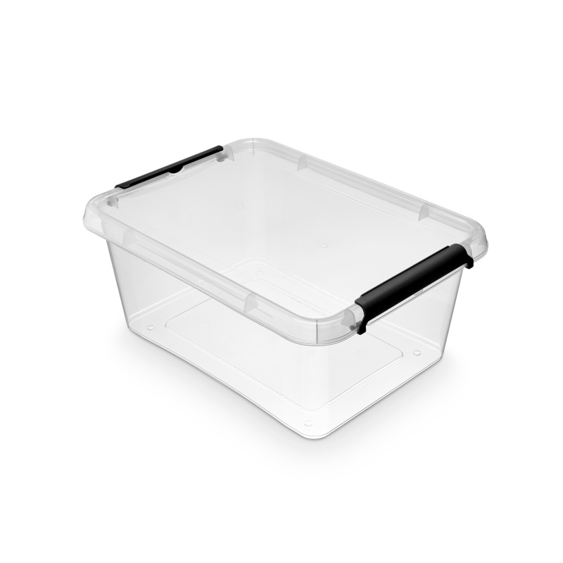 Pojemnik do przechowywania MOXOM Simple box, 12,5l, transparentny - obrazek 2