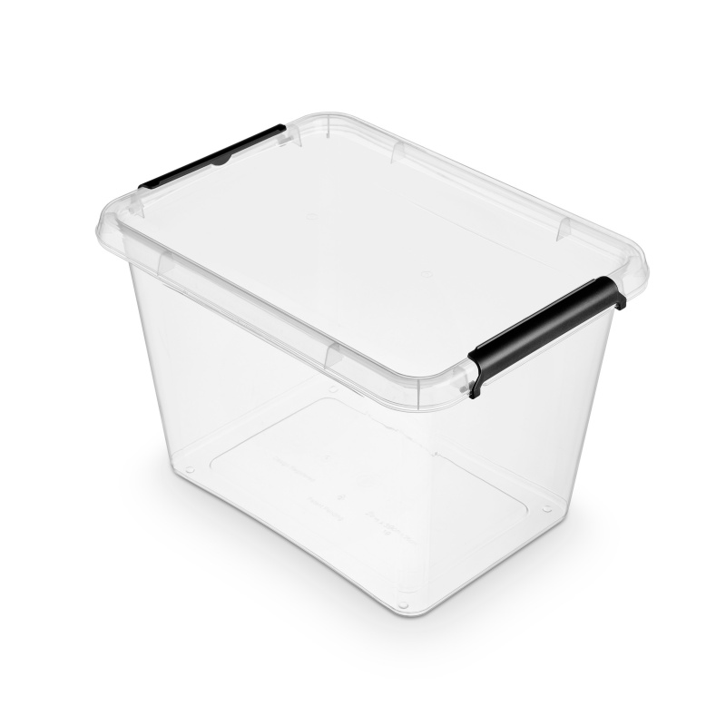 Pojemnik do przechowywania MOXOM Simple box, 19l, transparentny - obrazek 2