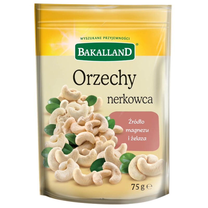 Orzechy nerkowca, Bakalland, 75gr - obrazek 2