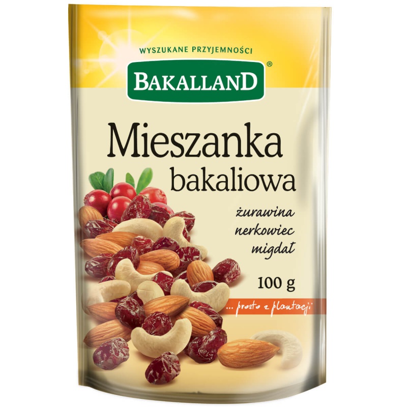 Mieszanka bakaliowa, Bakalland, 100g - obrazek 2