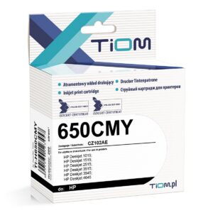 Tusz Tiom do HP 650CMY | CZ102AE | 360 str. | color