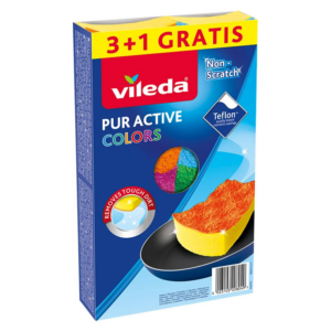 Vileda zmywak Vileda Pur Active Colors 4 szt. 169492