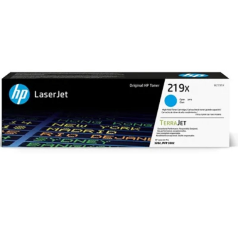 Toner HP 219X do Color LaserJet Pro 3302fdwg/3202dw| cyan | 2 500 str.