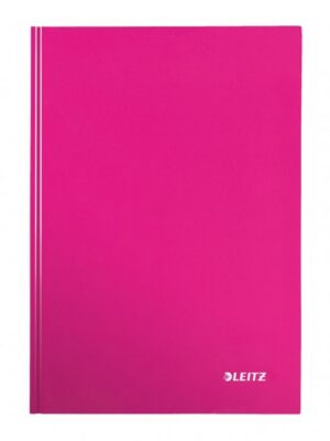 Brulion Leitz WOW A4 80k kratka różowy