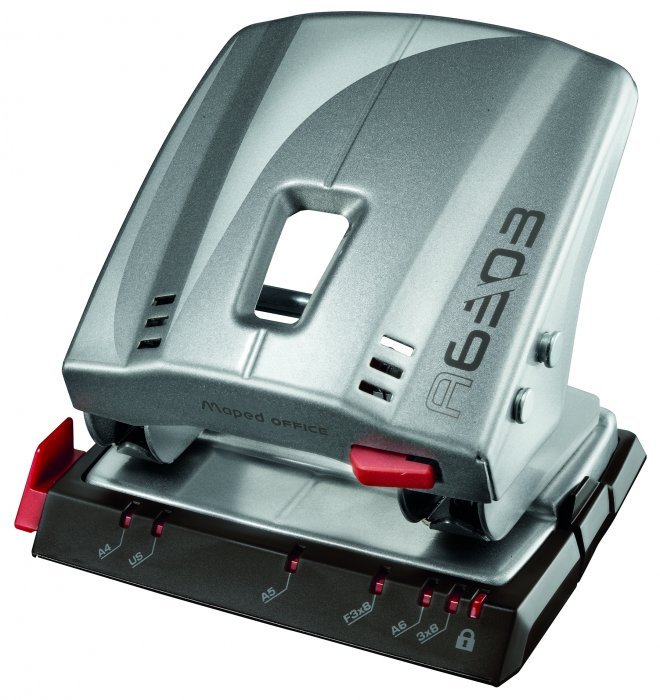 Dziurkacz MAPED ADVANCED METAL serbrny 35 kartek