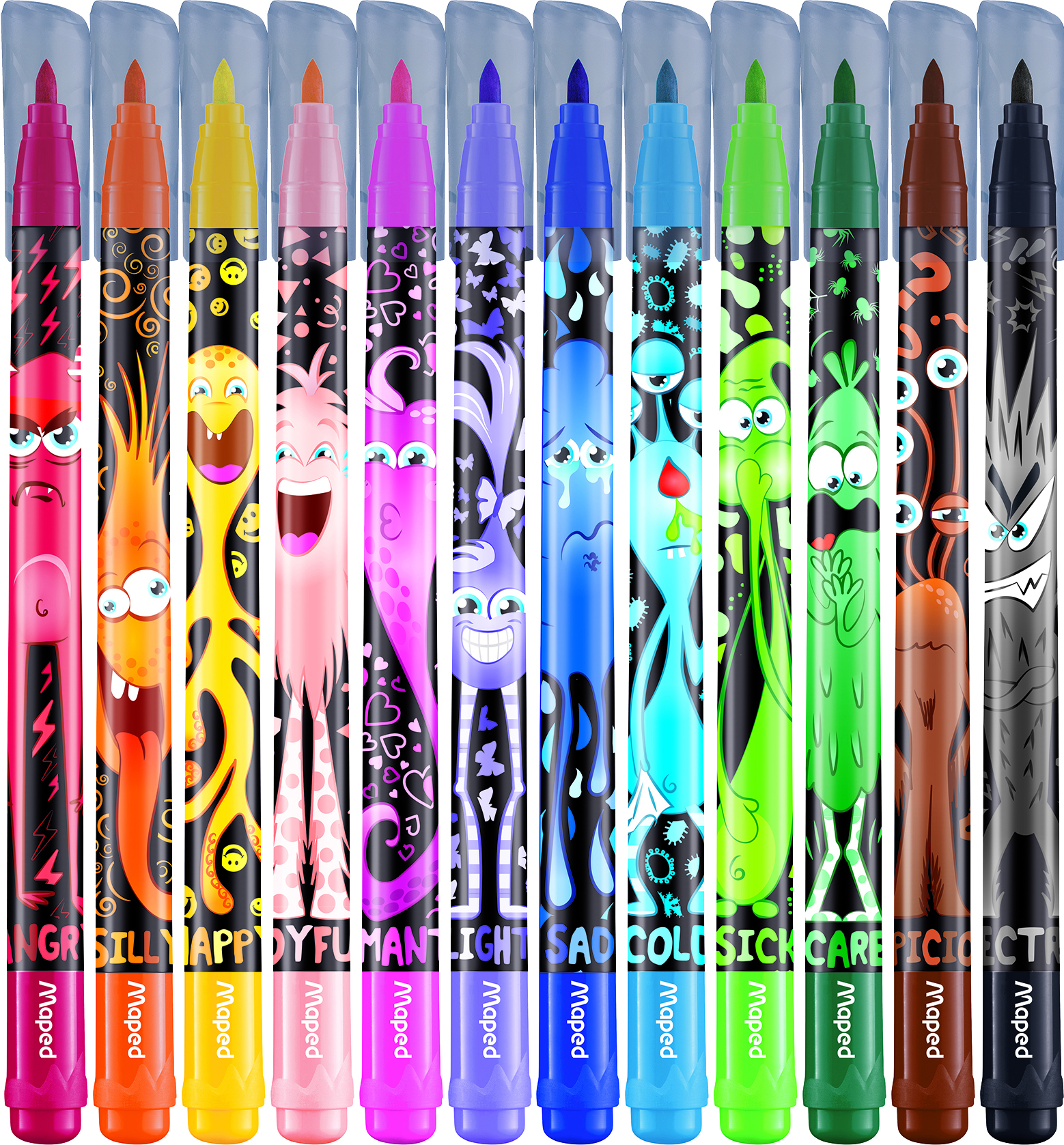 Flamastry COLORPEPS MONSTER 12 szt. 845400 Maped
