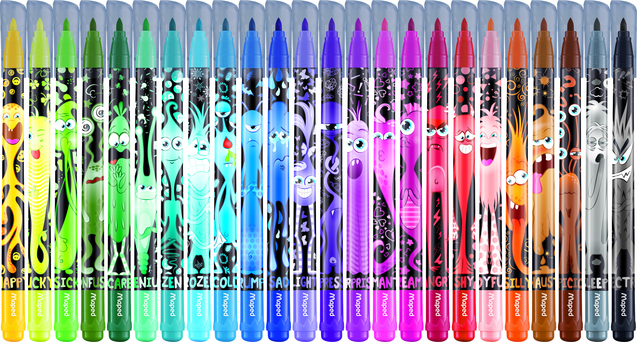 Flamastry COLORPEPS MONSTER 24 szt. 845401 Maped