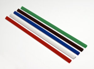 Grzbiety wsuwane DOTTS 9 mm białe. opakowanie 25 szt.