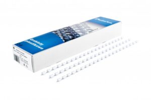 Grzbiety do bindowania DOTTS 25mm białe (50)