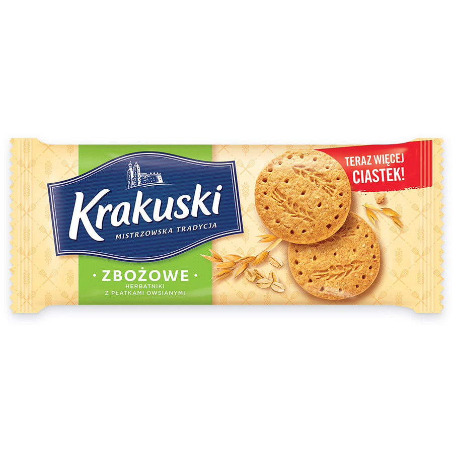 Ciastka BAHLSEN KRAKUSKI ZBOŻOWE 201g