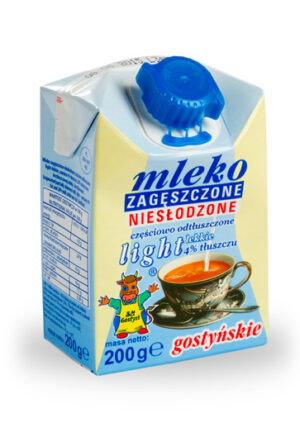 Gostyń Mleko zagęszczone niesłodzone light  4% 200g