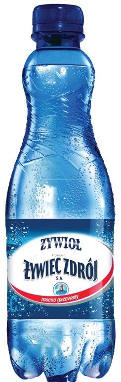Woda ŻYWIEC ZDRÓJ 0.5l mocno gazowana zgrzewka 12 szt.