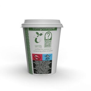 Kubek papierowy zimne gorące Green Leaf 100 ml op 50 szt. Bez pokrywki