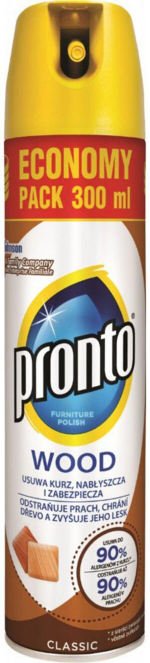 5. PRONTO Spray przeciw kurzowi Wood Classic 300ml