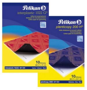 Kalka maszynowa Pelikan A4x10 czarna 1022G
