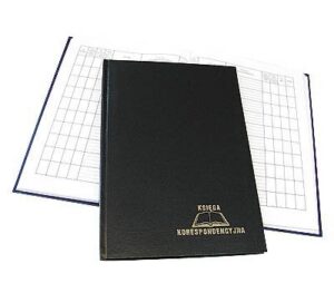 Książka korespondencyjna 300k czarna