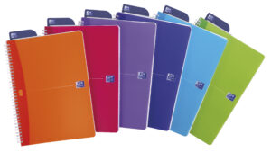 Kołonotatnik OXFORD MY COLOURS A4 90 kartek PP kratka