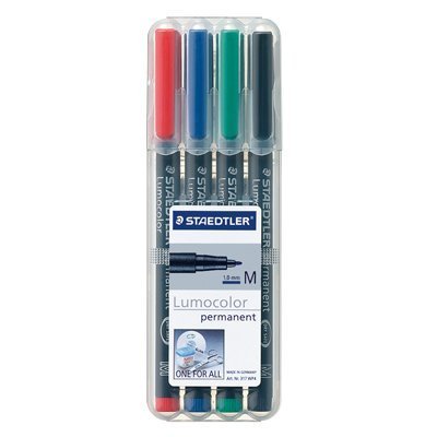 Foliopis Staedtler M317 komplet etui 4szt. 0.8-1.0